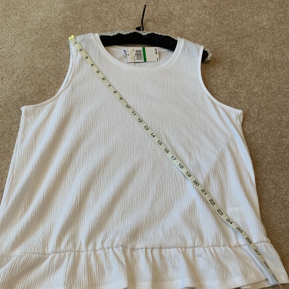 MICHAEL MICHAEL KORS LADIES WHITE BLOUSE LARGE NWT - Picture 15 of 16